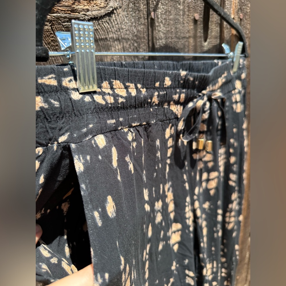 INC International Concepts Black & Tan Comfy Tie Dye Casual Pants - Picture 4 of 6